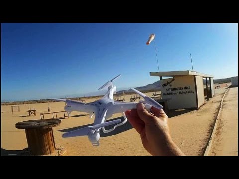 Syma X5C Quadcopter Drone Test Flight