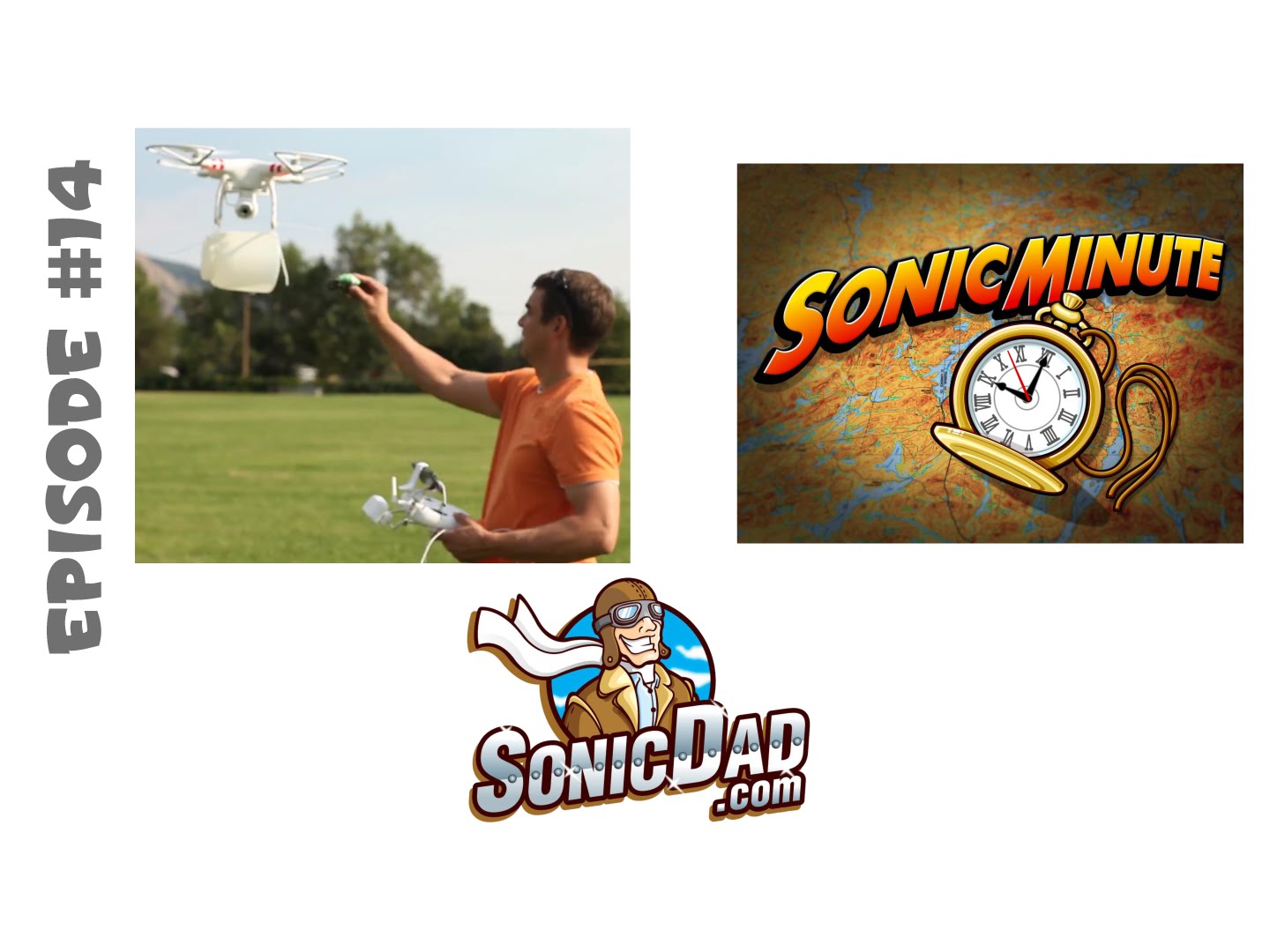 Quadcopter Parachute Drop from 300 feet – Sonic Minute Episode 14