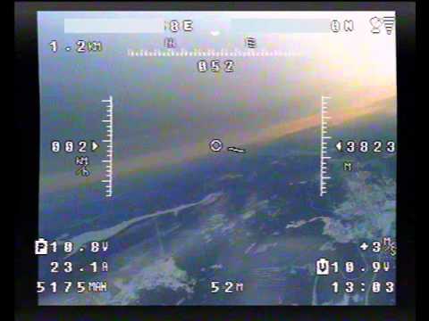 Quadcopter altitude record  4565m