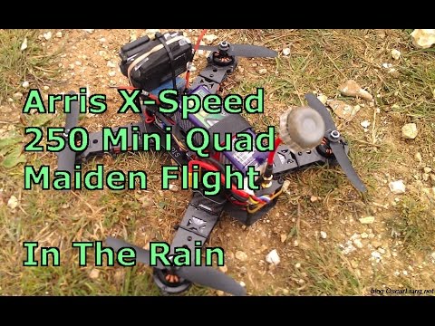 Arris X-speed 250 Mini Quad Maiden flight – Quadcopter FPV