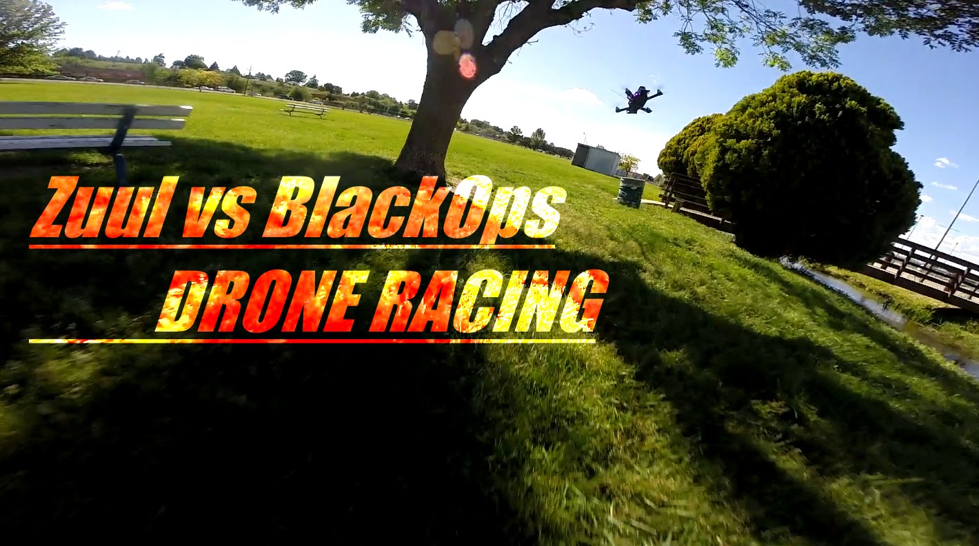 DRONE RACING Zuul vs BlackOps Barely in control Boise FPV