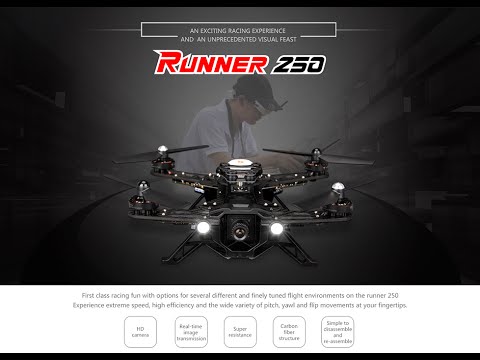 Walkera Runner 250 Size Racing Quadcopter Drone Racer Unboxing & Flight Test