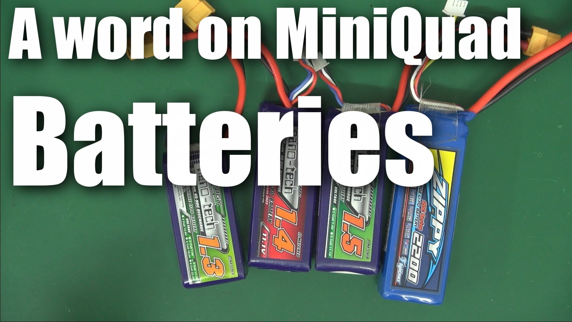 What size mini quadcopter battery should you use?