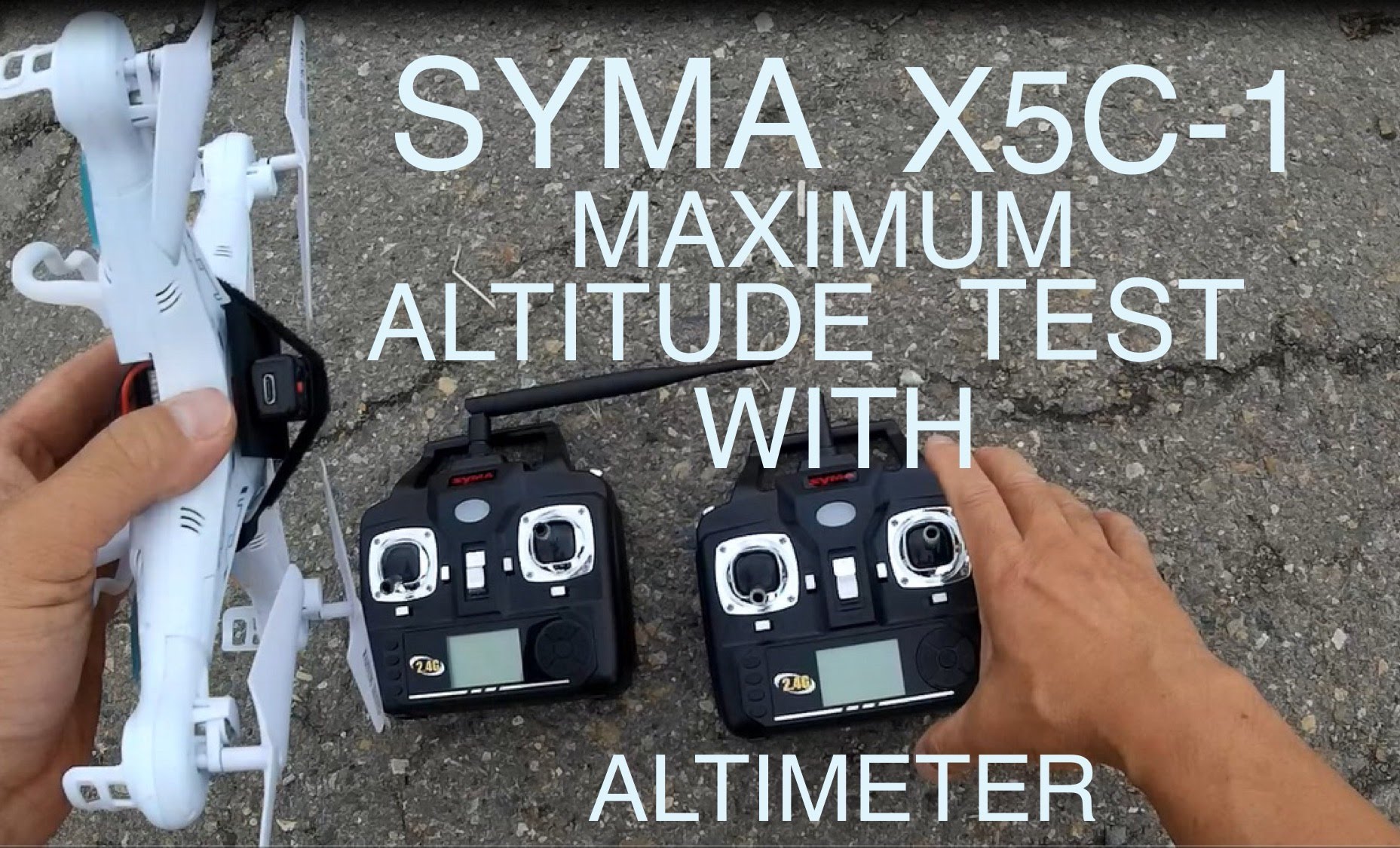 SYMA X5C MAXIMUM ALTITUDE TEST (BANGGOOD)