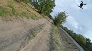Three 250 quadcopters FPV racing – high speed!