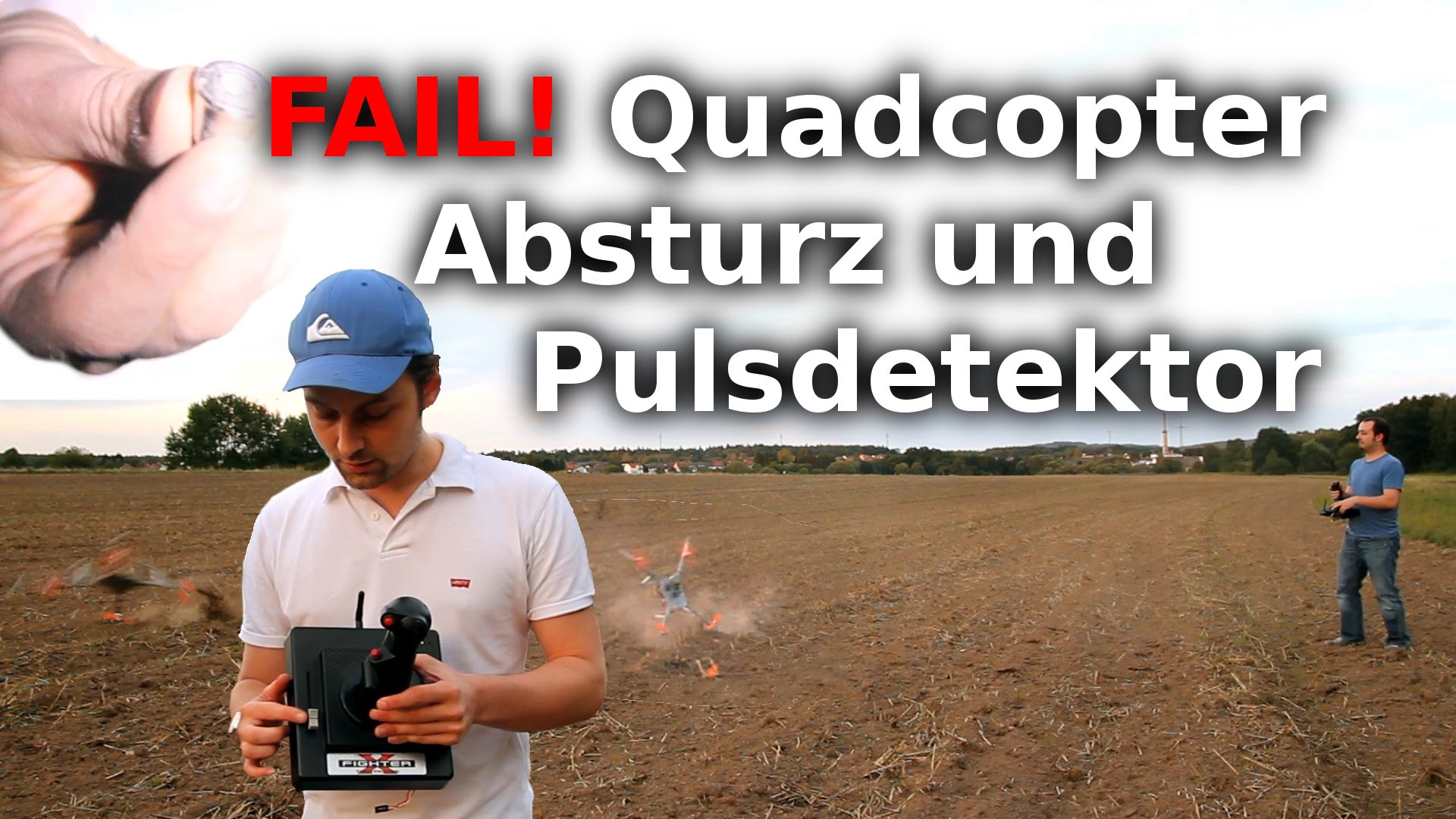 FAIL Quadcopter Absturz und Pulsdetektor