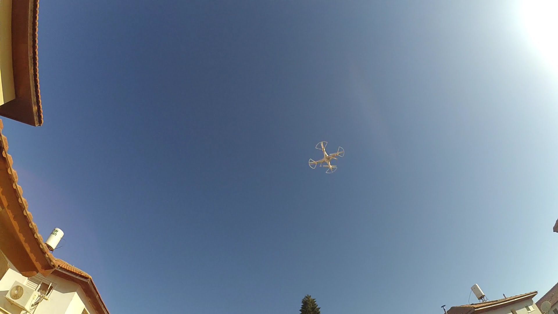 Syma X8C quadcopter high altitude