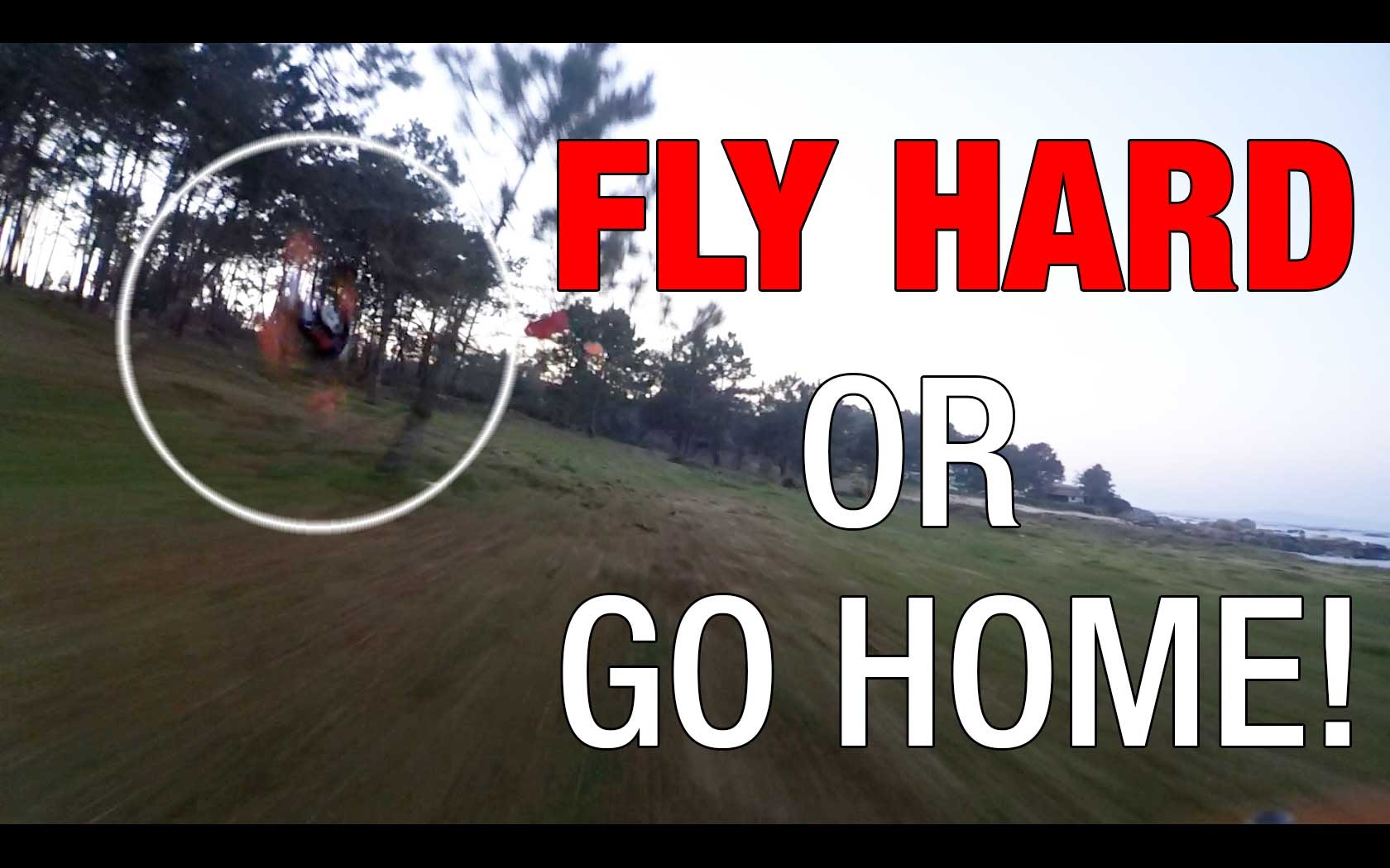FLY HARD OR GO GOME fpv epic drone race star wars style