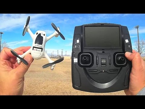 Hubsan X4 H107D Plus Altitude Hold 5.8 Ghz FPV Drone Flight Test Review