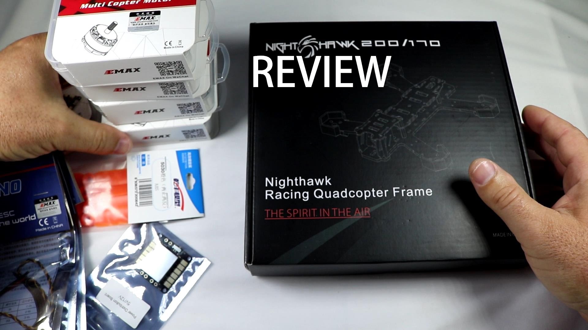EMAX NightHawk 200 – Pure CF FPV Race Drone – Review [UnBox Inspection]