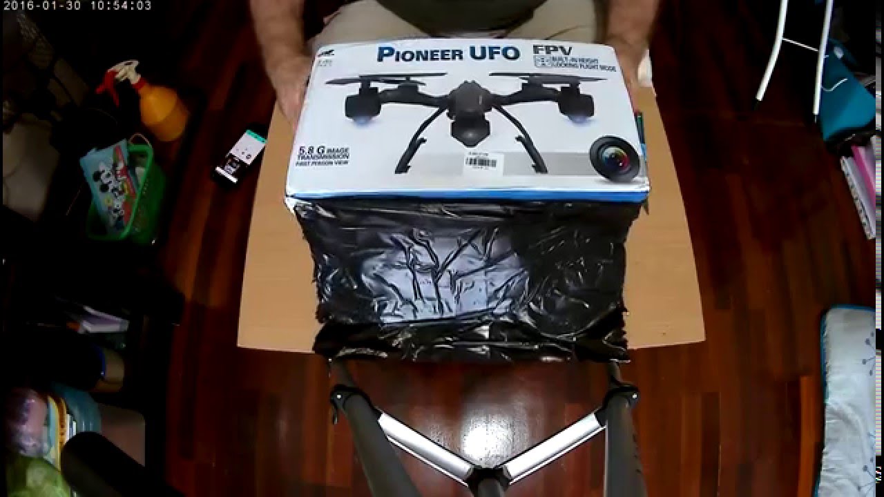JXD 509G Pioneer UFO FPV Altitude Hold Quadcopter Unboxing