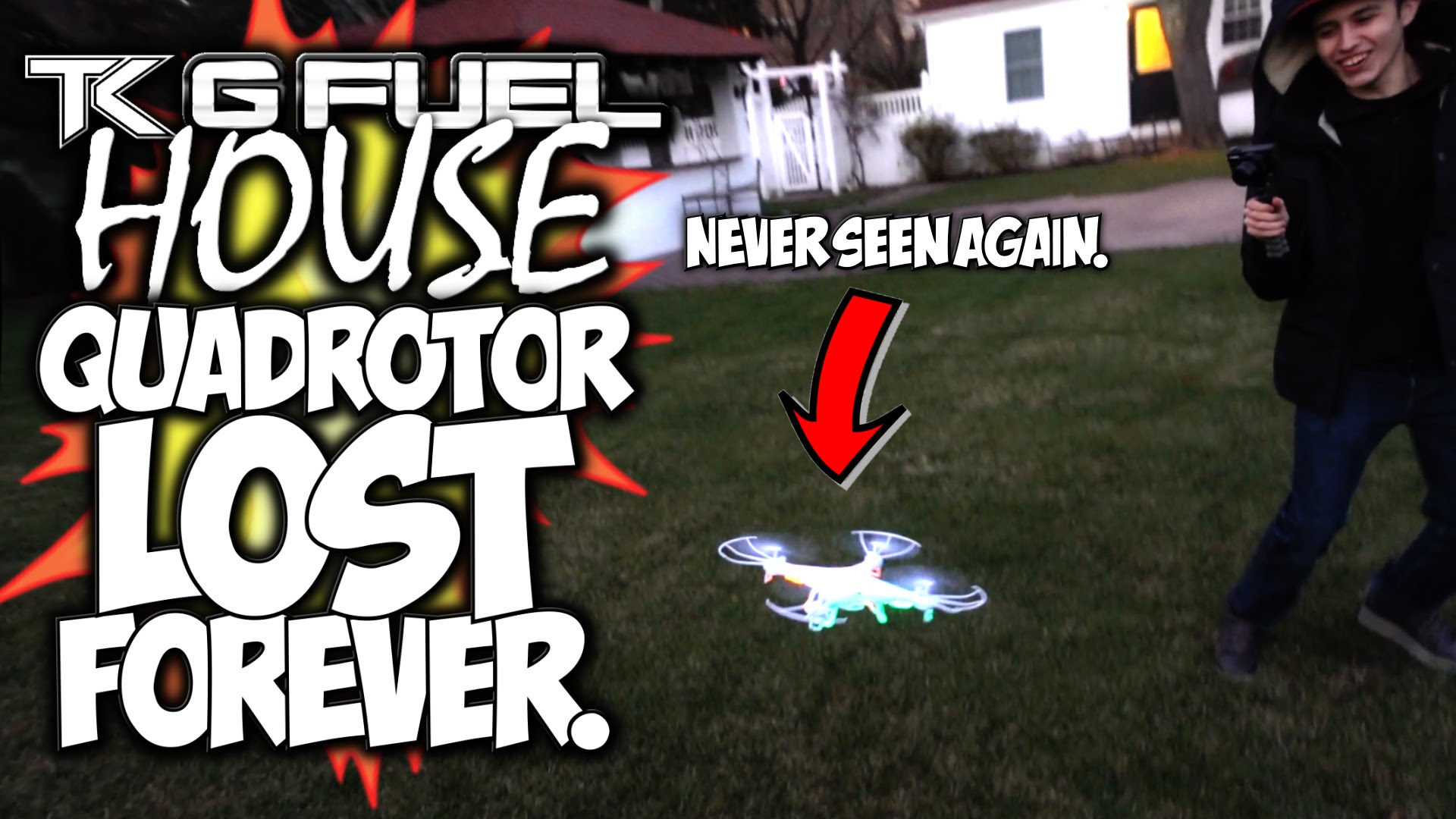 QUADROTOR LOST FOREVER. STUPID QUADCOPTER FAIL!