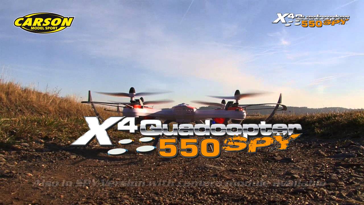 X4 Quadcopter 550 550 SPY GHz 100 RTF (500507099, 500507100) EN