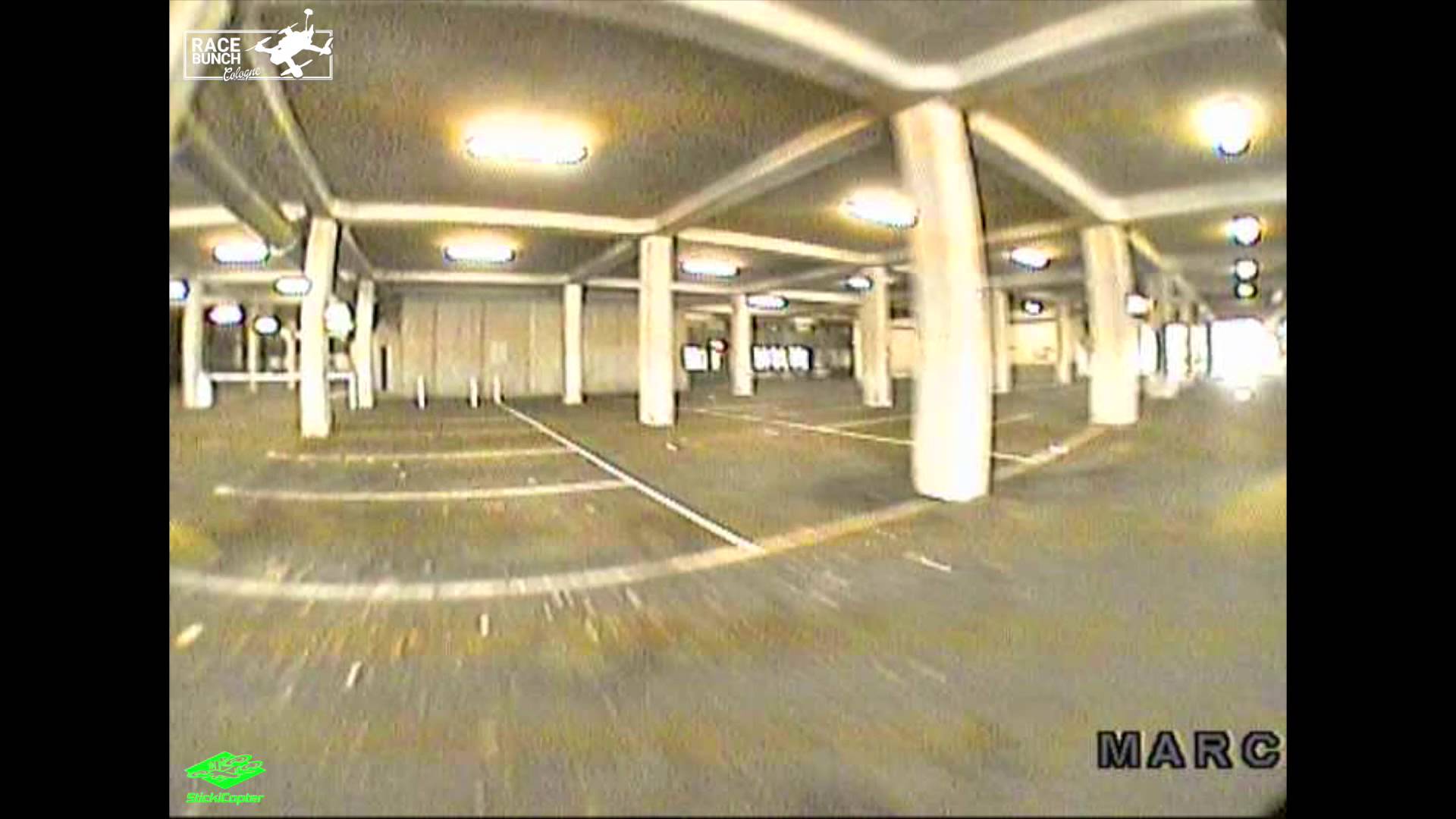 Indoor FPV Drone Racing Raw DVR Capture Race Bunch Cologne