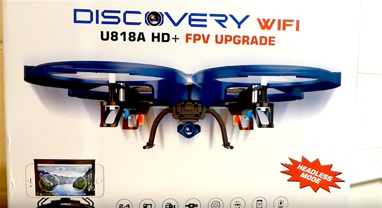 Review: UDI U818A WiFi FPV RC Quadcopter Drone with HD Camera