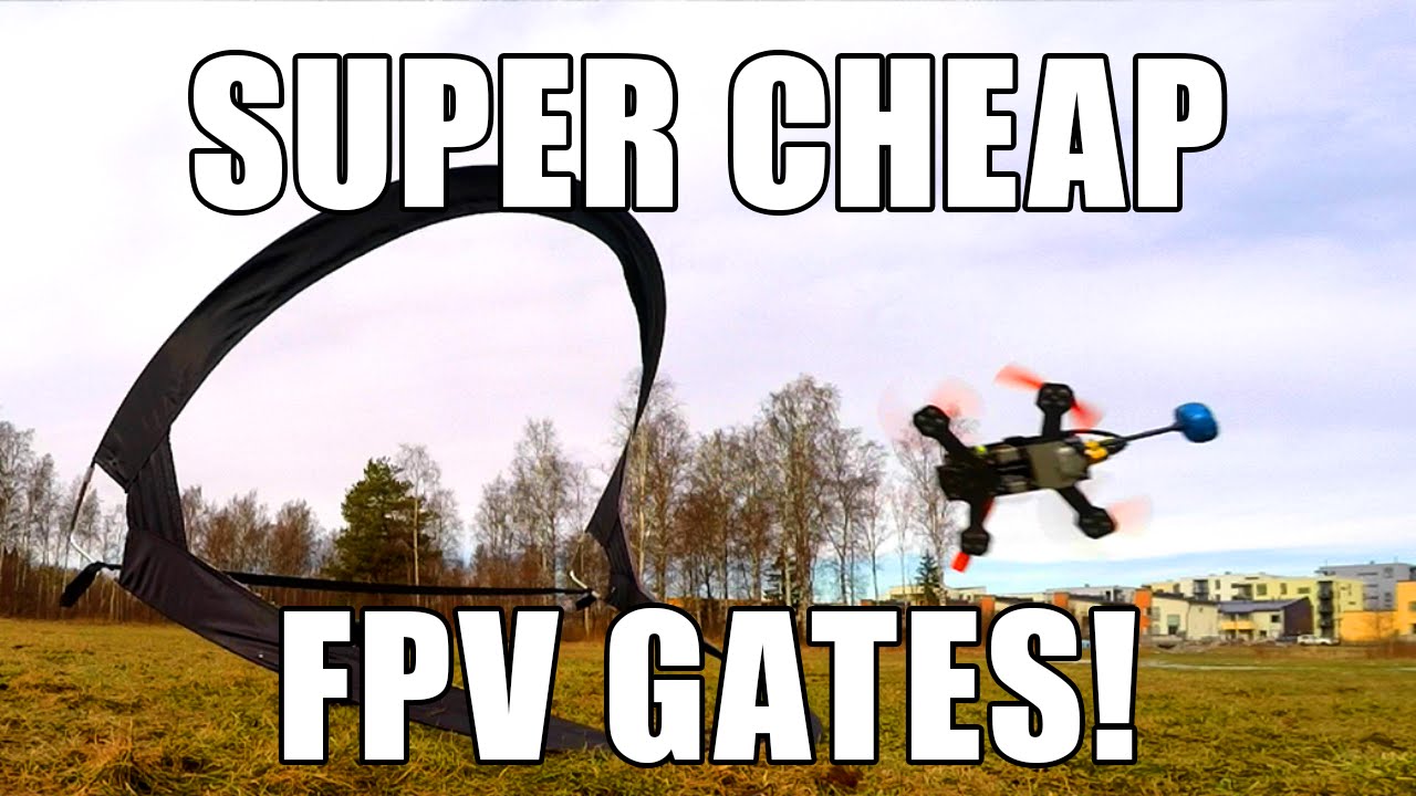 Super cheap FPV Air Gates for Drone Racing