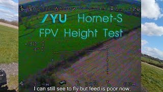 JYU Hornet S – FPV Height and Speed Tests (part 1 of 2)