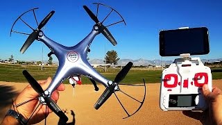 Syma X5HW Altitude Hold Camera Drone Flight Review