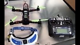 FPV DRONE RACING-CRASH SESSION- 250 QUAD