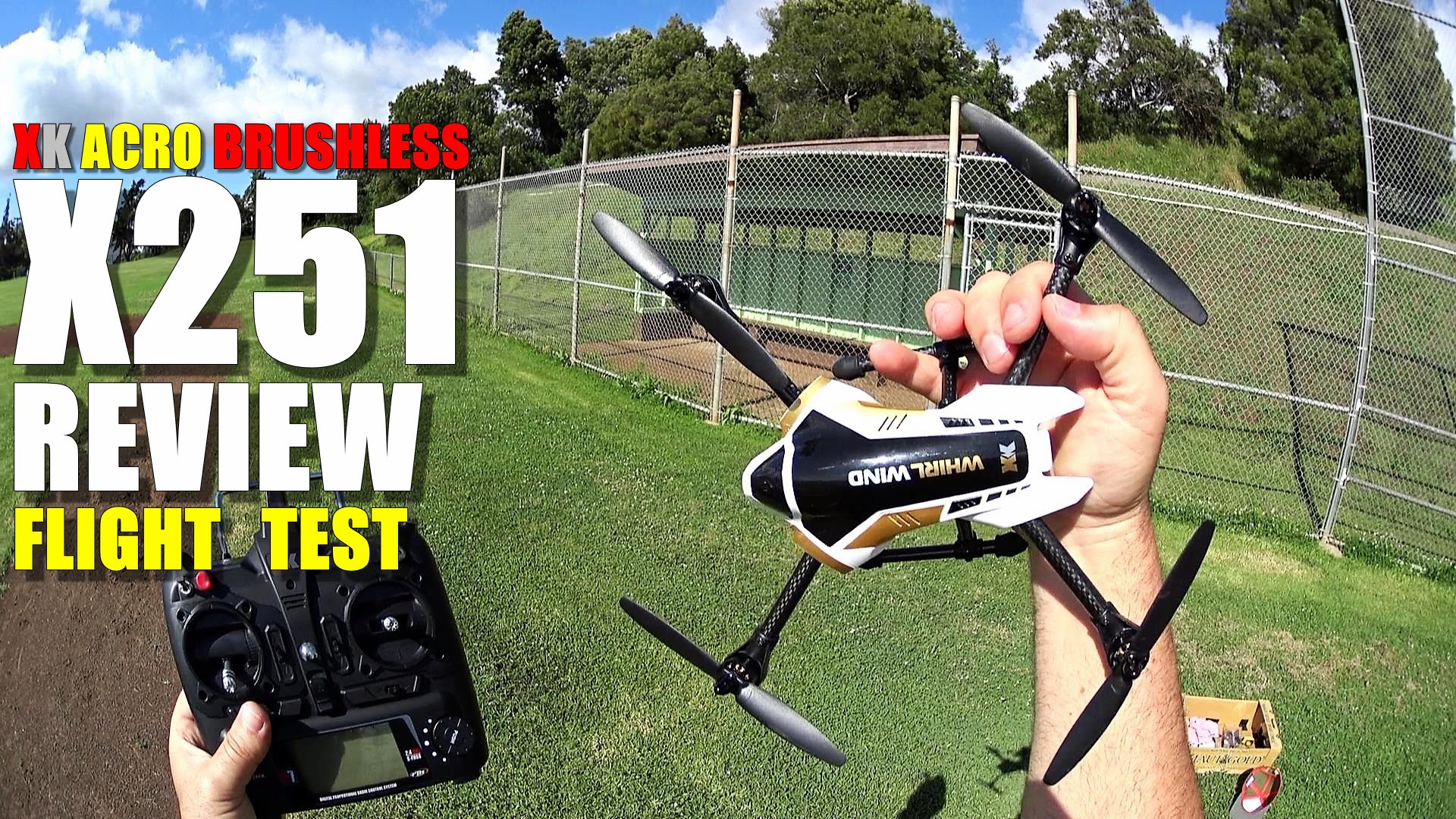 XK X251 Brushless Acrobatic Quadcopter Drone Review – Part 2 – [Flight & CRASH Test]