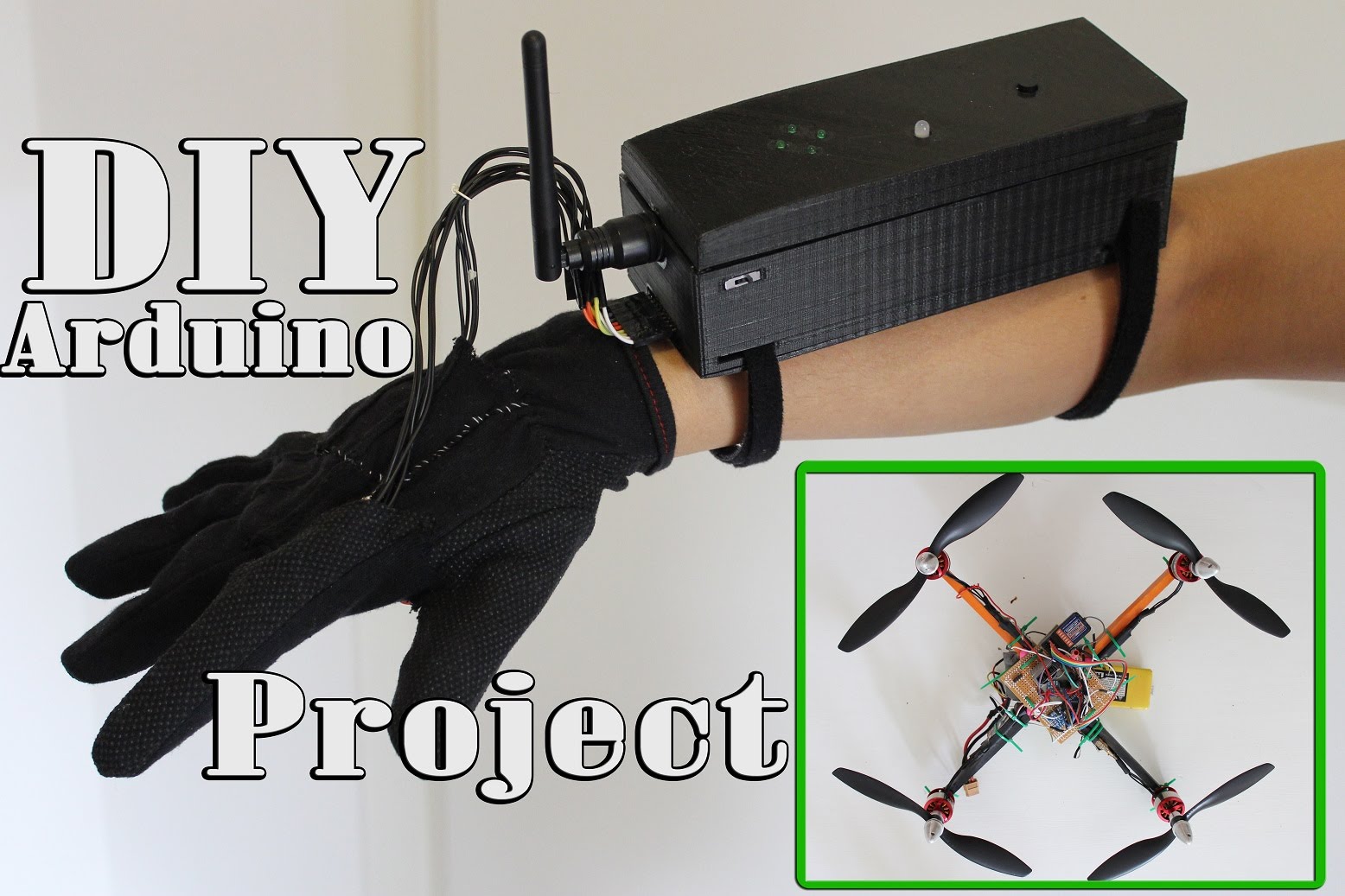 Building Arduino One Hand Transmitter For Quadcopter, Code +Schematics