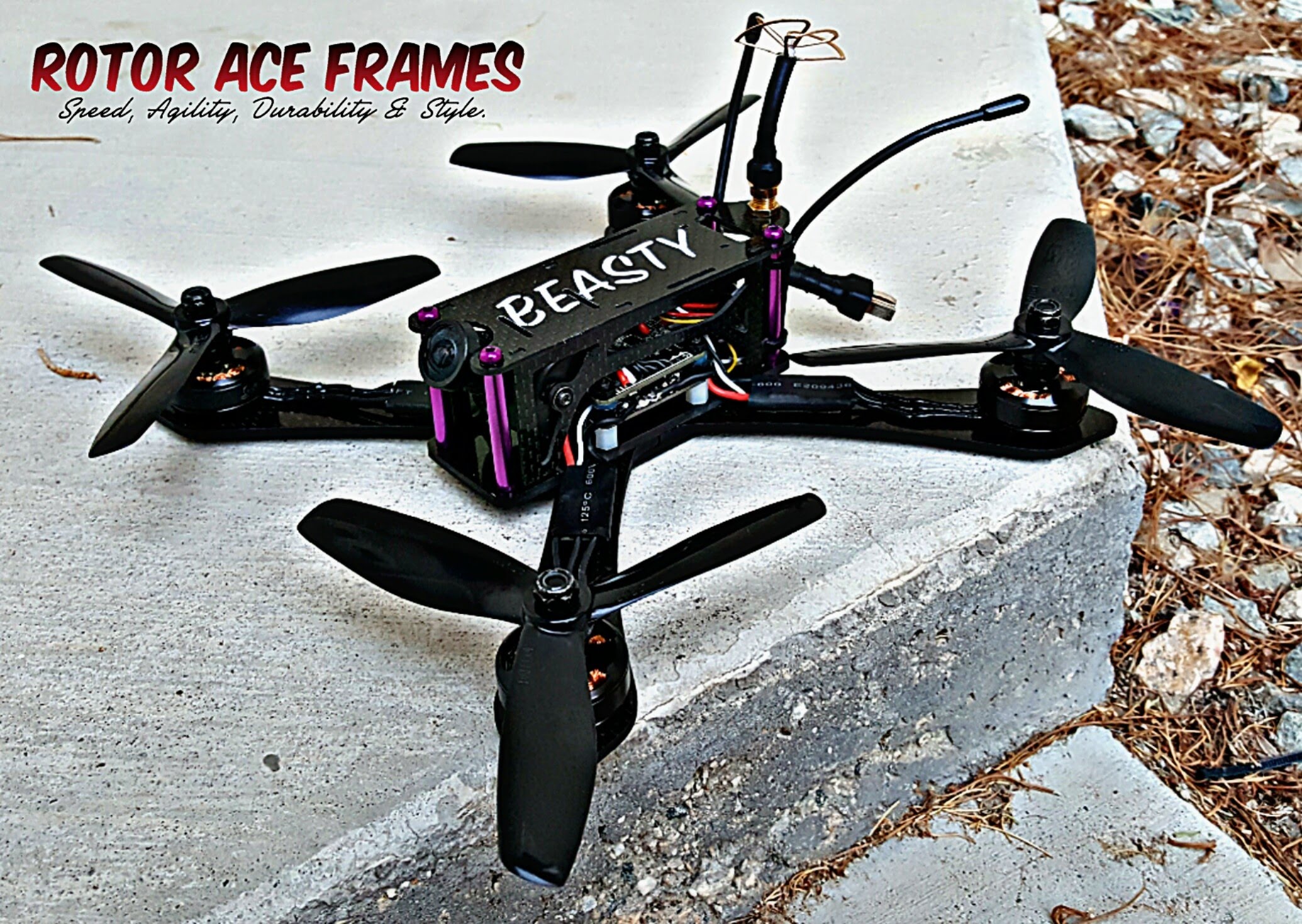 Beasty FPV X Frame Freestyle | Drone Racing Frames | Rotor Ace Frames