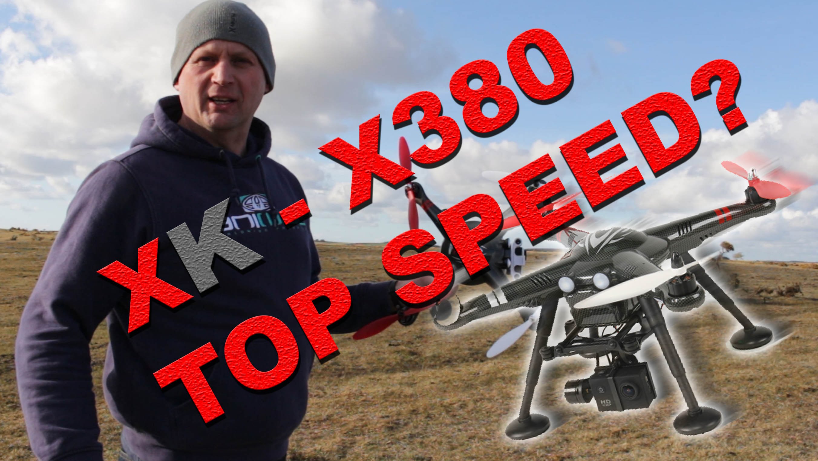 XK Detect X380 Drone – MAX SPEED TEST – FeelWorld FW759 used as FPV Screen
