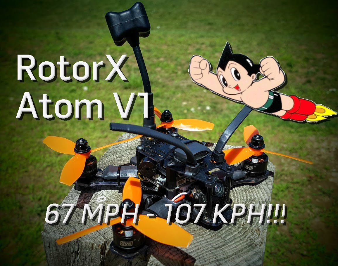 RotorX Atom V1 Speed Run – 67 MPH