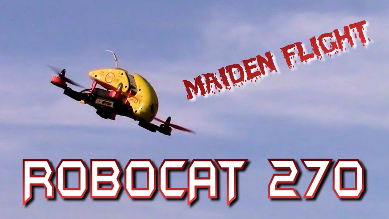 252 – ROBOCAT 270 FPV Racing Drone – “Maiden Flight After Assembly” – [GEARBEST.COM]