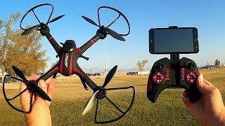 JJRC H11WH Altitude Hold Camera Drone Flight Test Review