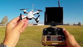 JJRC H32GH 5.8 Ghz FPV Altitude Hold Camera Drone Flight Test Review