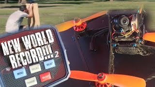THE WORLD’S FASTEST QUADCOPTER DRONE! a new record set by The Stigg 195