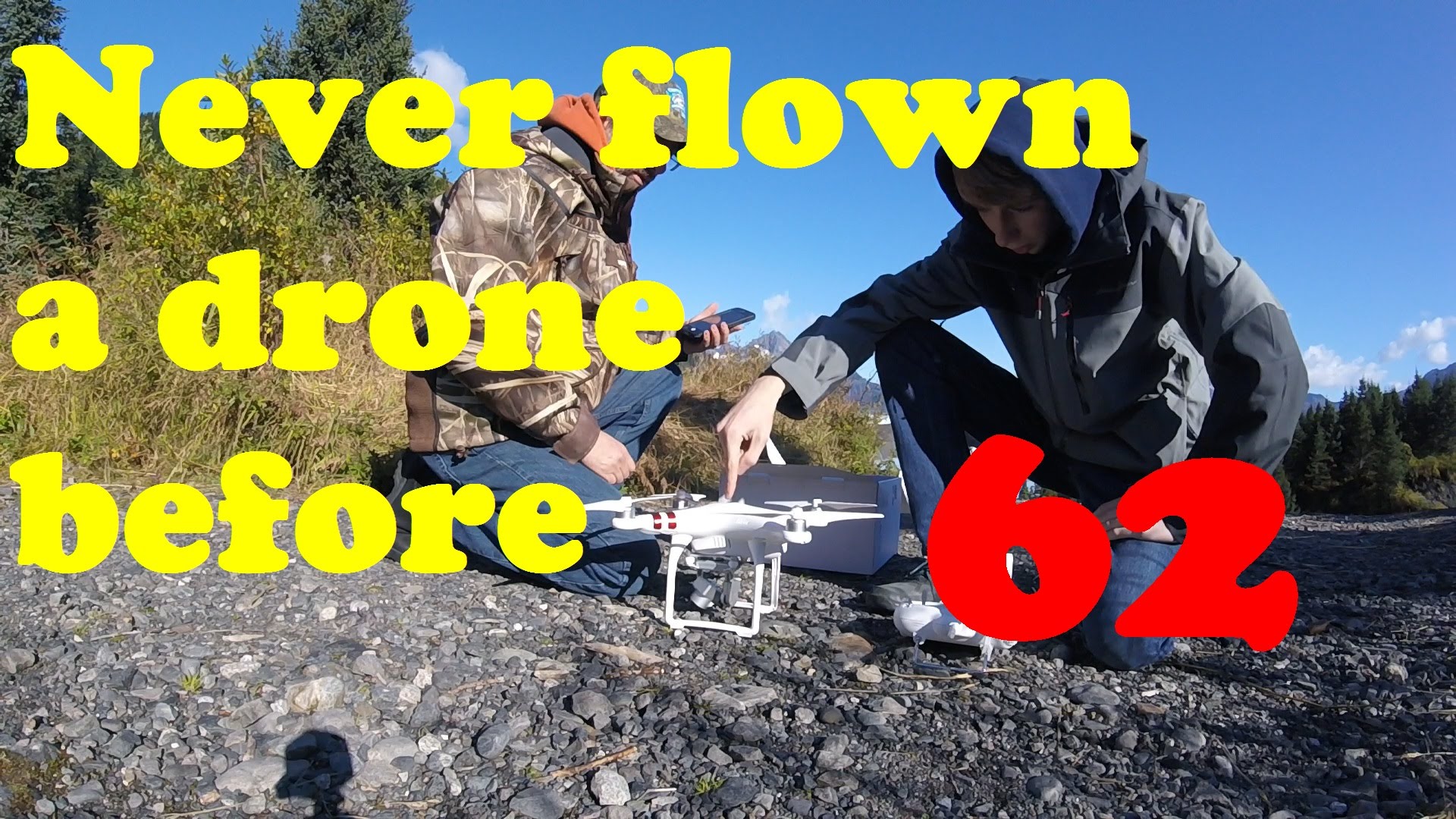 62. DJI Phantom 3 vs FPV Race Drone – First Flight – Broknex Alaska Outdoors