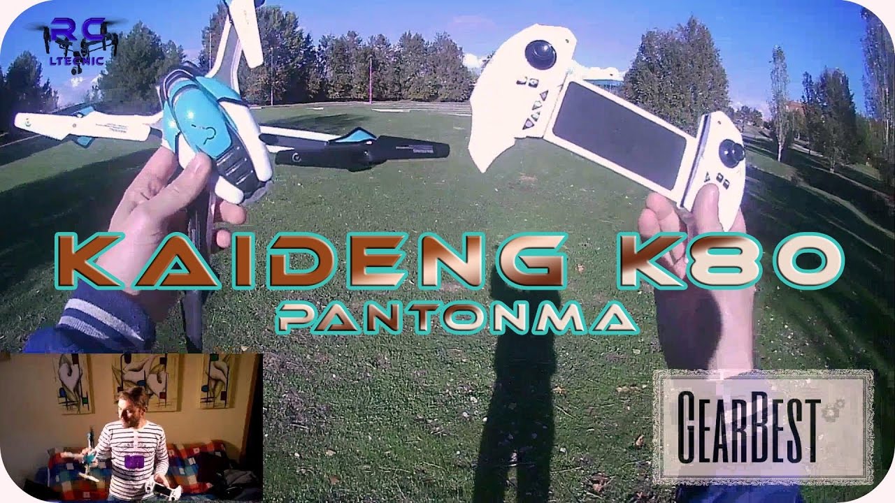 KAIDENG K80 PANTONMA Drone. REVIEW Y UNBOXING En español Gearbest
