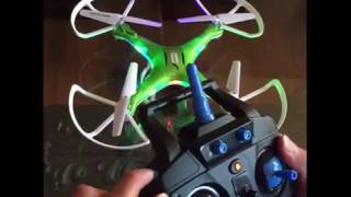 QCopter QC1 Drone Quadcopter with HD Camera LED Lights |Review| Unbox| Assembly