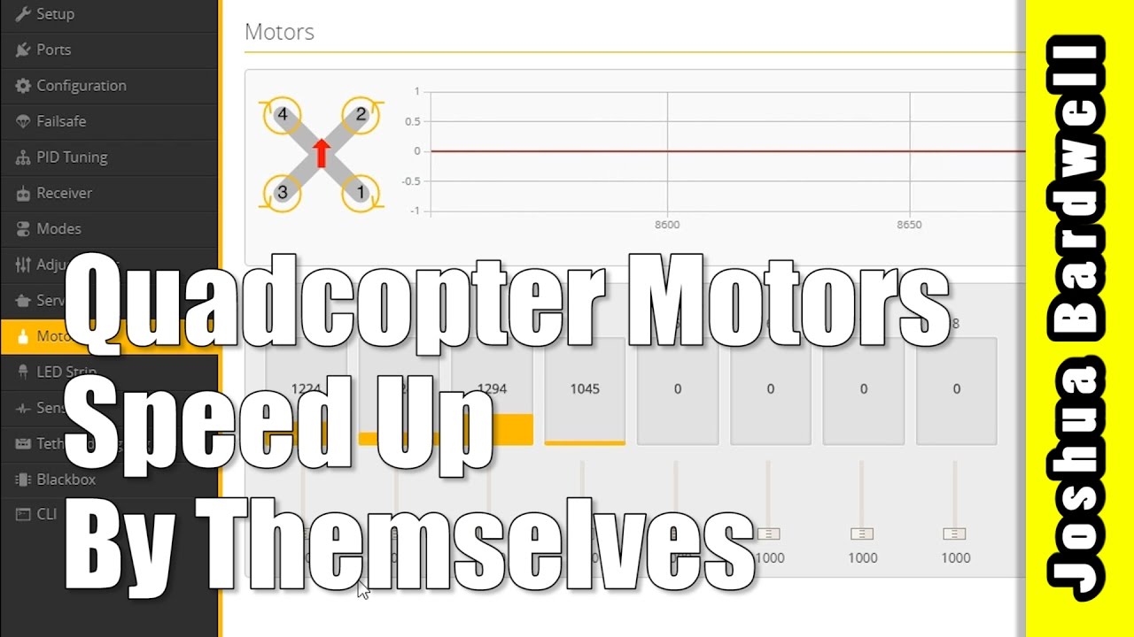 Why Do Quadcopter Motors Spin Up By Themselves With Props Off?