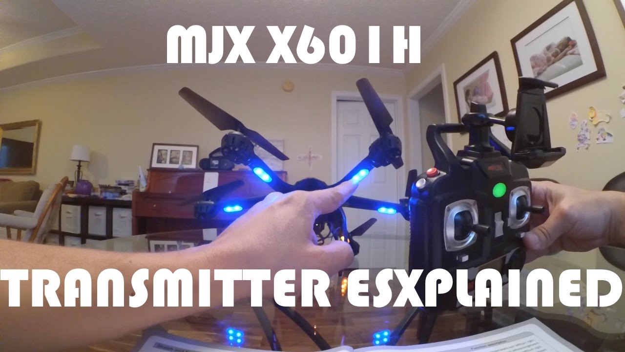 MJX X106H Hexacopter – Transmitter Explained