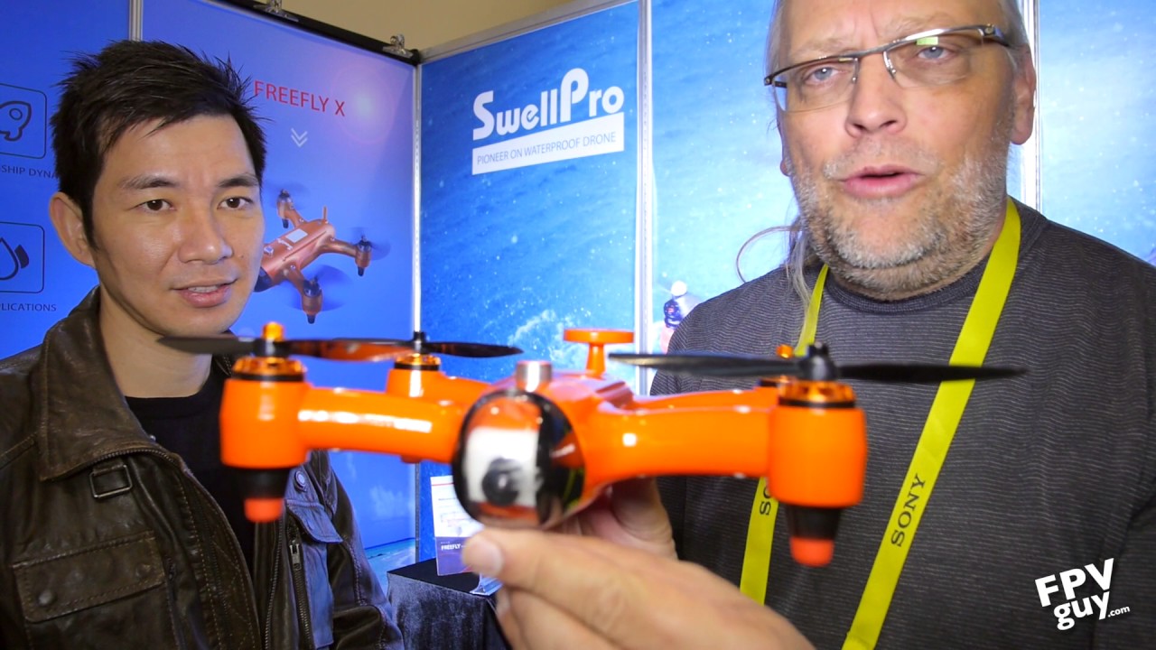 CES 2017 Swellpro waterproof FPV drones