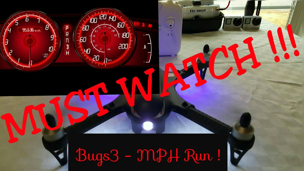MJX BUGS 3 2s vs 3s top speed MPH