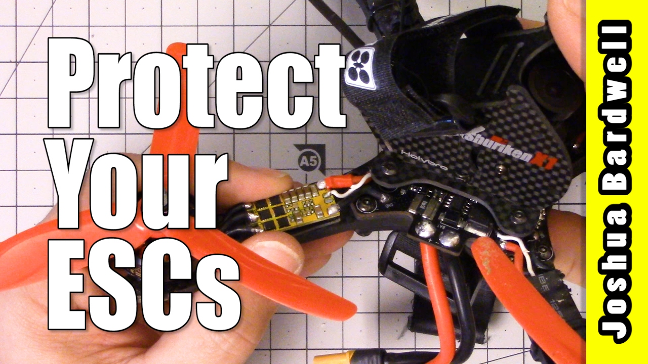How To Protect Quadcopter ESCs Mounted On Quadcopter Arms