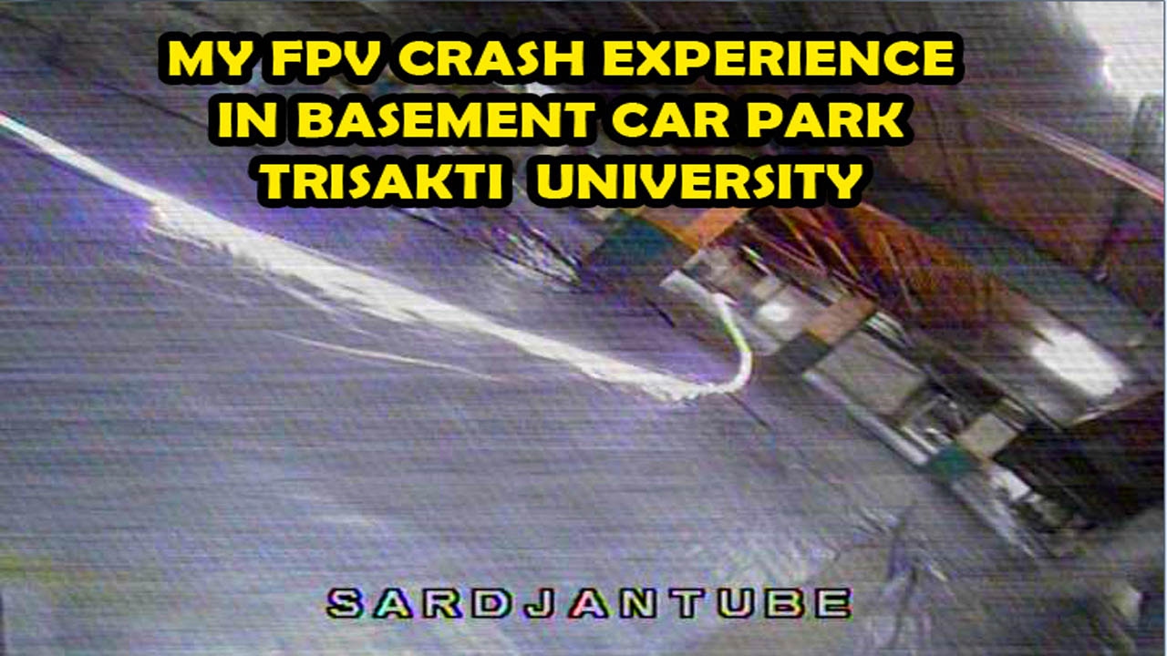 My FPV Crash Experience in Basement Car Park