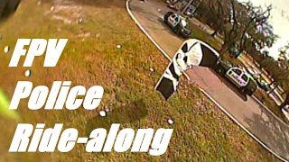 Police take a ride in an FPV racing drone