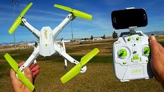 JJRC H19WH Altitude Hold FPV Camera Drone Flight Test Review