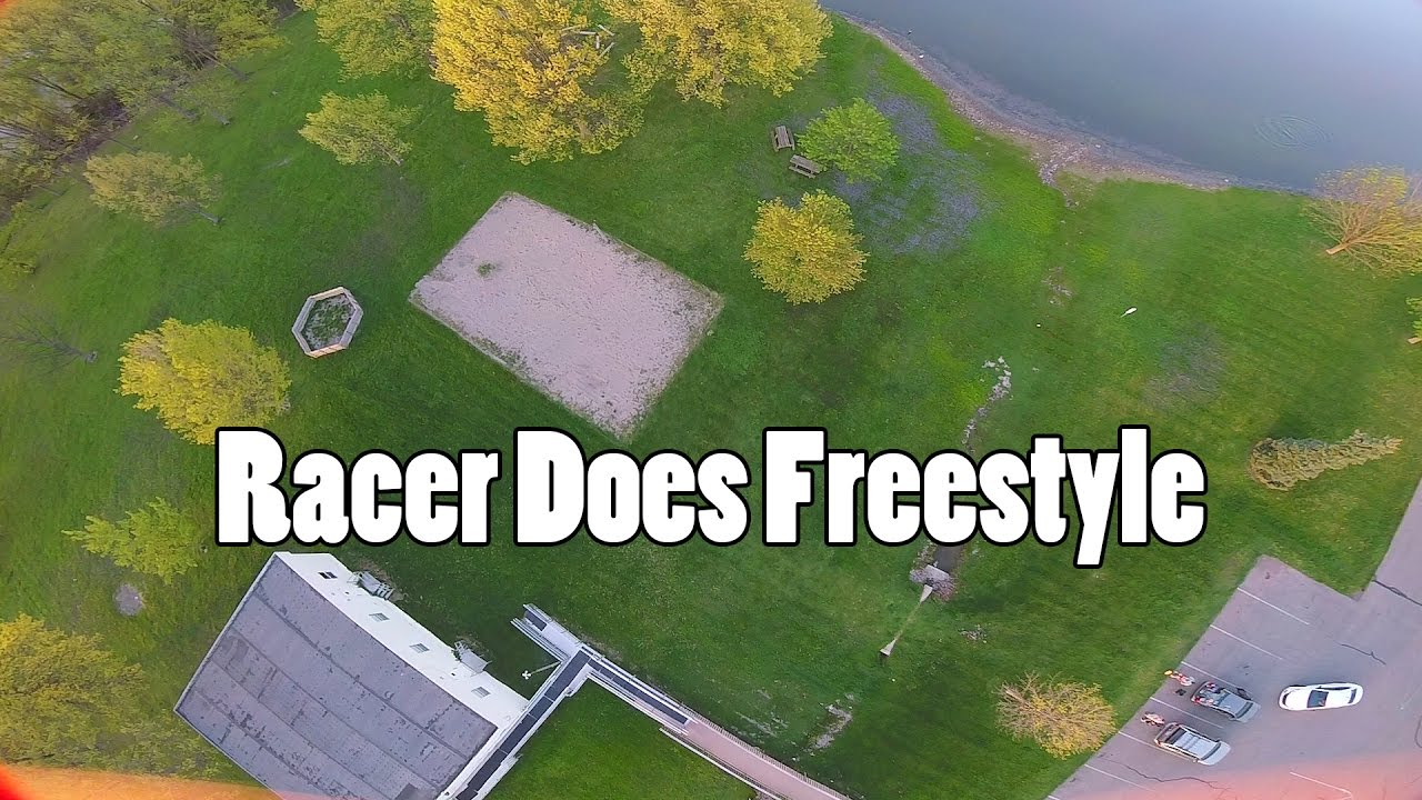 Drone Racer Does Freestyle with a Race Quad