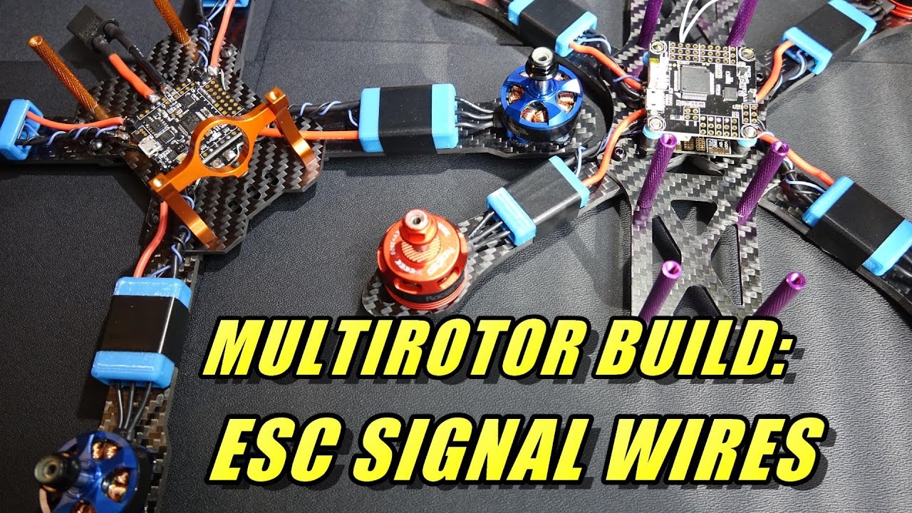 Multirotor Build Pt8: ESC Signal Wires