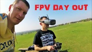 RC NITRO CAR FPV Racing Drone RC day out Part 1