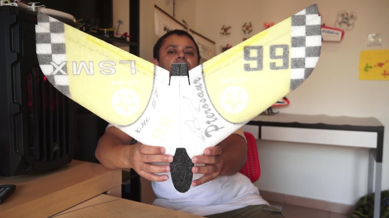 Spirit 600 Mini FPV Racing RC Flying Wing Indoor Review