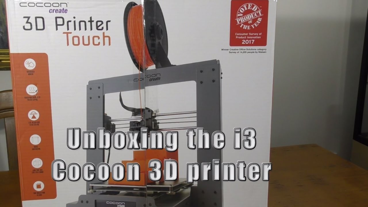 Unboxing Cocoon i3 plastic 3D printer