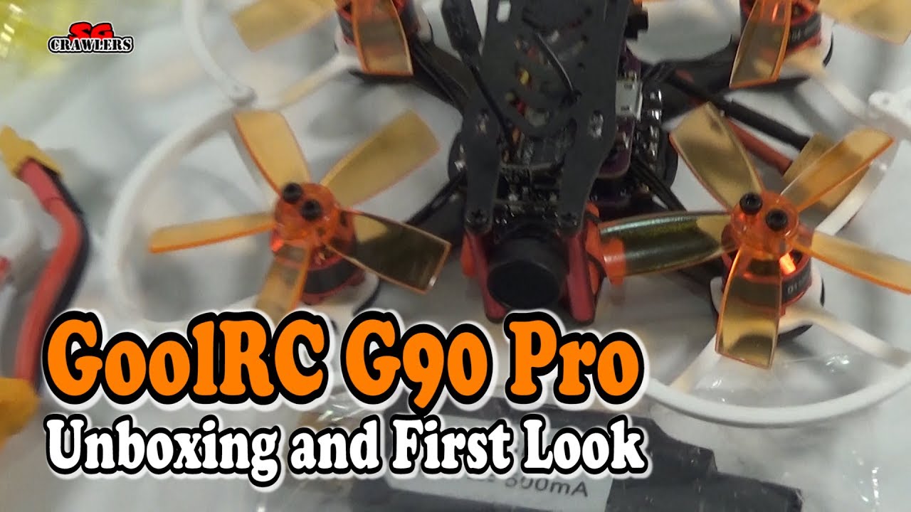 Unboxing and First Look at the GoolRC G90 Pro, a 2S micro racing drone