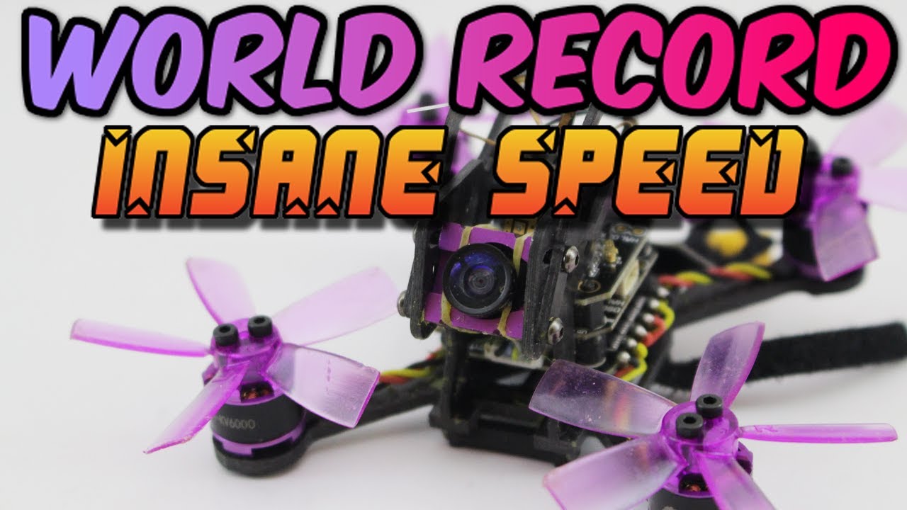 WORLD RECORD WORLDS FASTEST MICRO DRONE 126- Eachine Lizard95 review